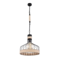 Globo 15675H1 - Hanglamp aan ketting HALIA 1xE27/60W/230V