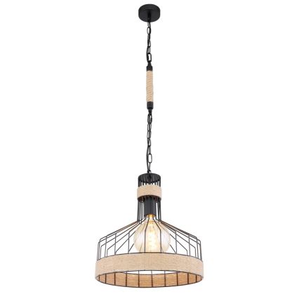 Globo 15675H1 - Hanglamp aan ketting HALIA 1xE27/60W/230V