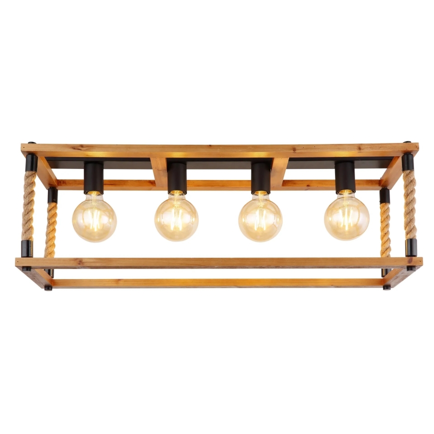 Globo 15691-4D - Plafondlamp VERNON 4xE27/60W/230V