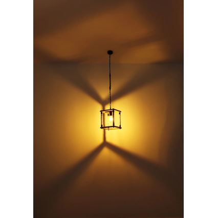 Globo 15691H - Hanglamp aan een koord VERNON 1xE27/60W/230V