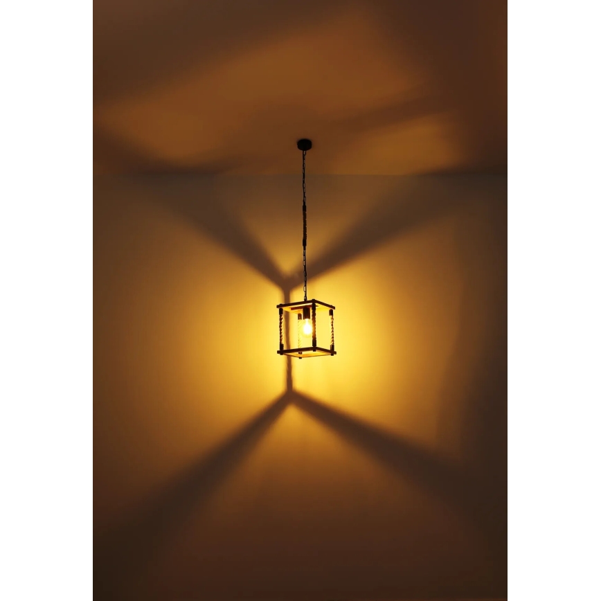 Globo 15691H - Hanglamp aan een koord VERNON 1xE27/60W/230V