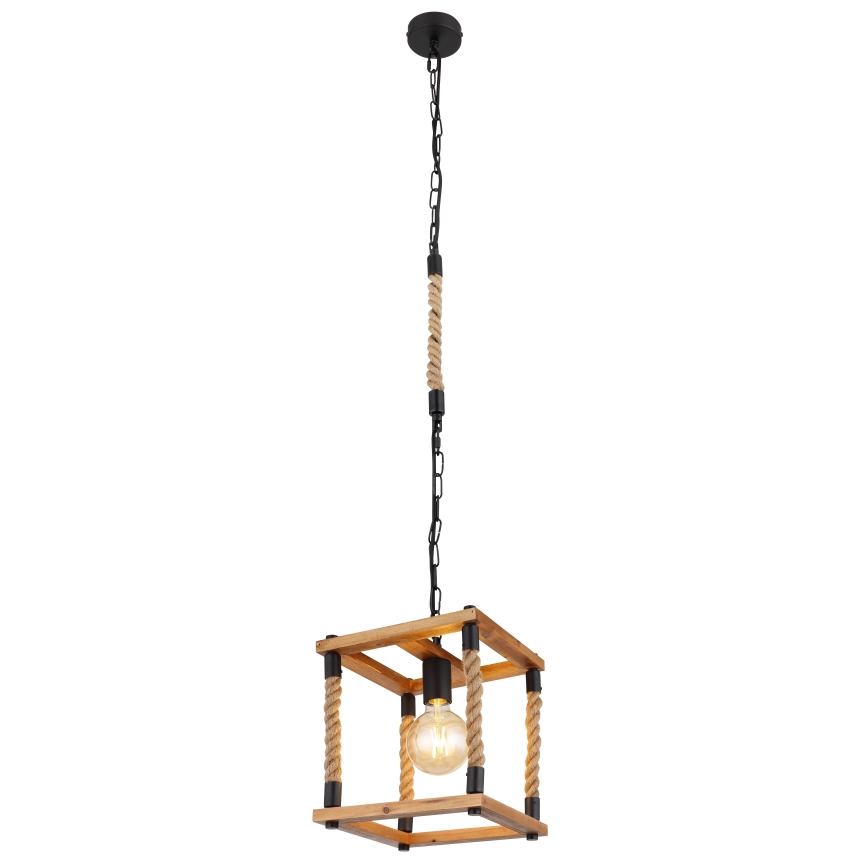 Globo 15691H - Hanglamp aan een koord VERNON 1xE27/60W/230V