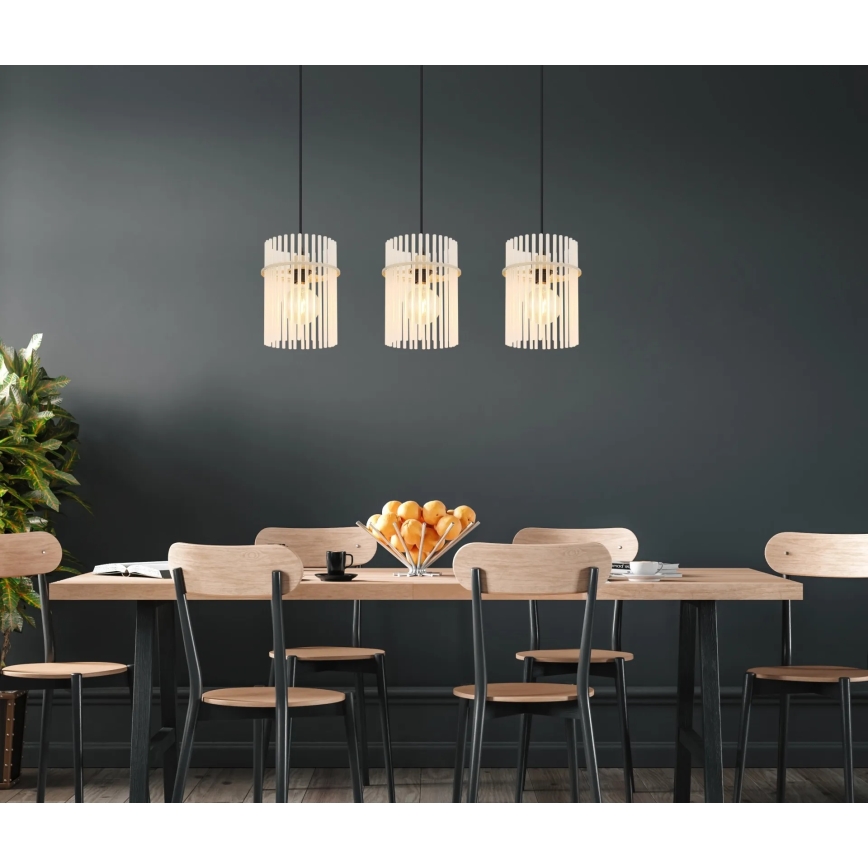 Globo - Hanglamp aan kabel 3xE27/60W/230V