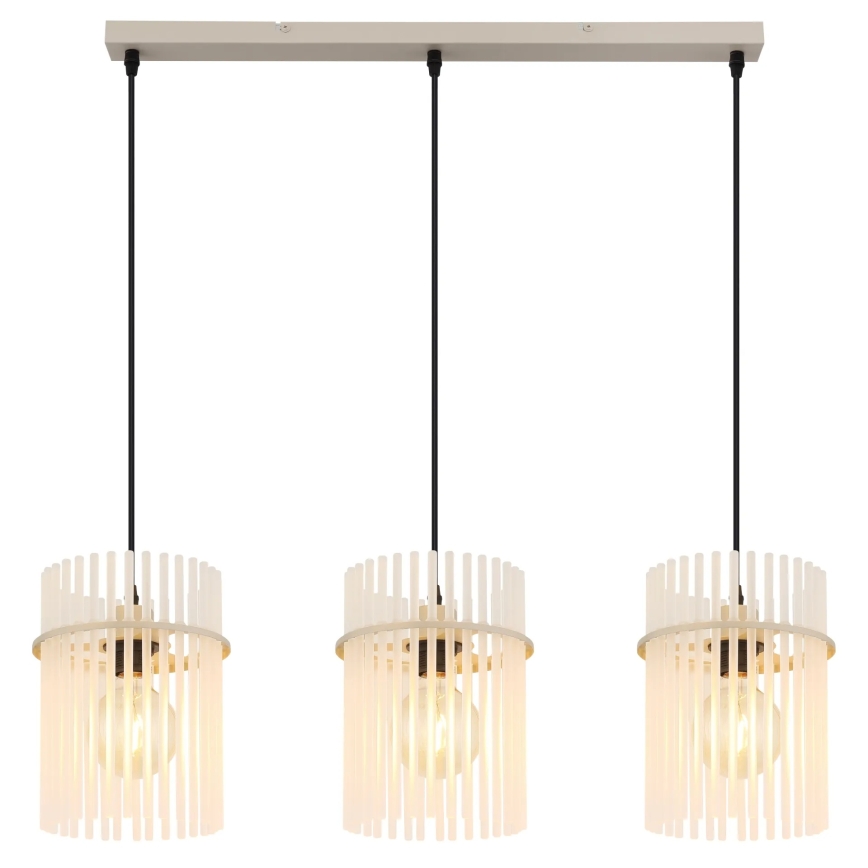 Globo - Hanglamp aan kabel 3xE27/60W/230V