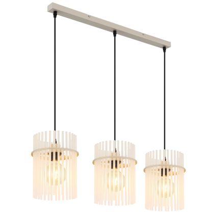 Globo - Hanglamp aan kabel 3xE27/60W/230V