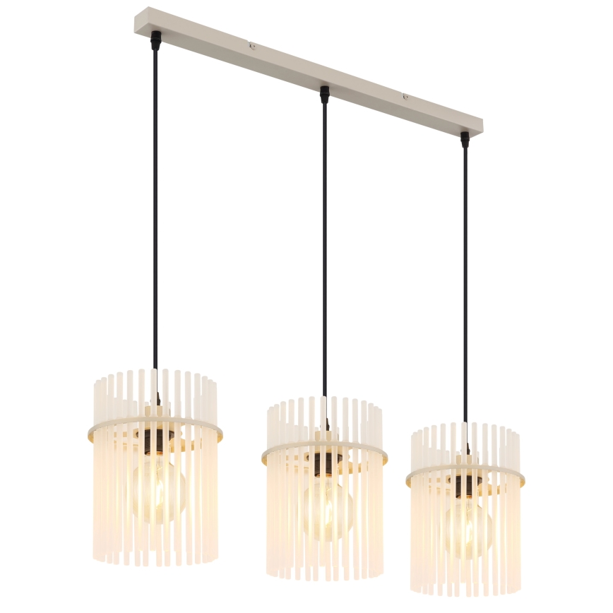 Globo - Hanglamp aan kabel 3xE27/60W/230V