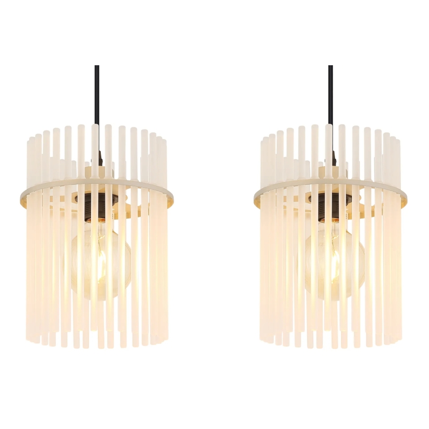 Globo - Hanglamp aan kabel 3xE27/60W/230V