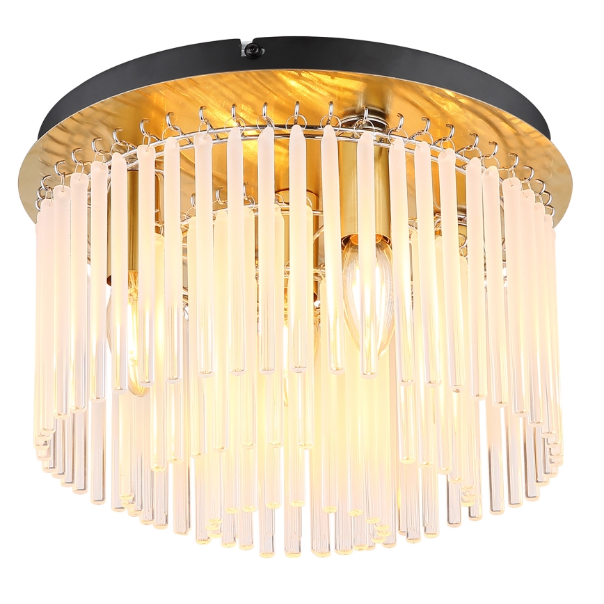 Globo - Plafondlamp 5xE27/60W/230V diameter 32 cm goud