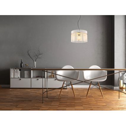 Globo - Hanglamp aan een koord 1xE27/60W/230V diameter 40 cm goud