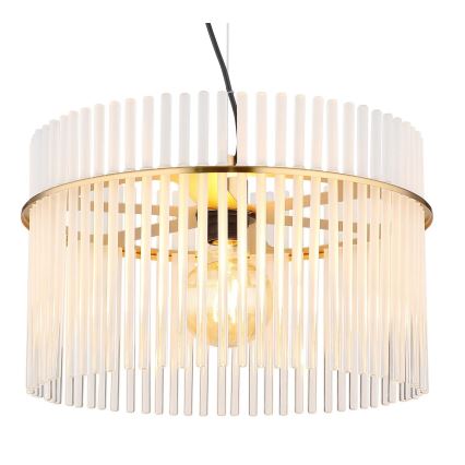 Globo - Hanglamp aan een koord 1xE27/60W/230V diameter 40 cm goud