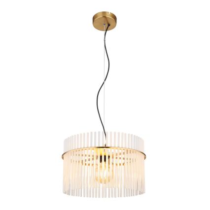 Globo - Hanglamp aan een koord 1xE27/60W/230V diameter 40 cm goud