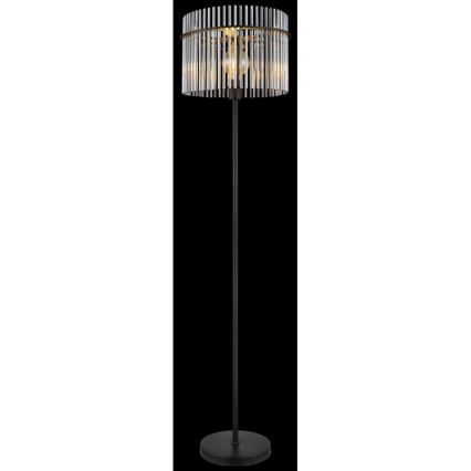 Globo - Staande lamp 1xE27/60W/230V zwart