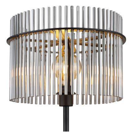 Globo - Staande lamp 1xE27/60W/230V zwart