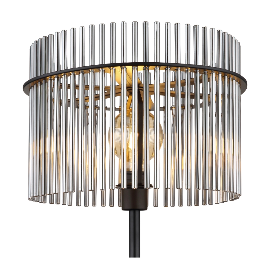 Globo - Staande lamp 1xE27/60W/230V zwart