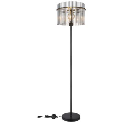 Globo - Staande lamp 1xE27/60W/230V zwart