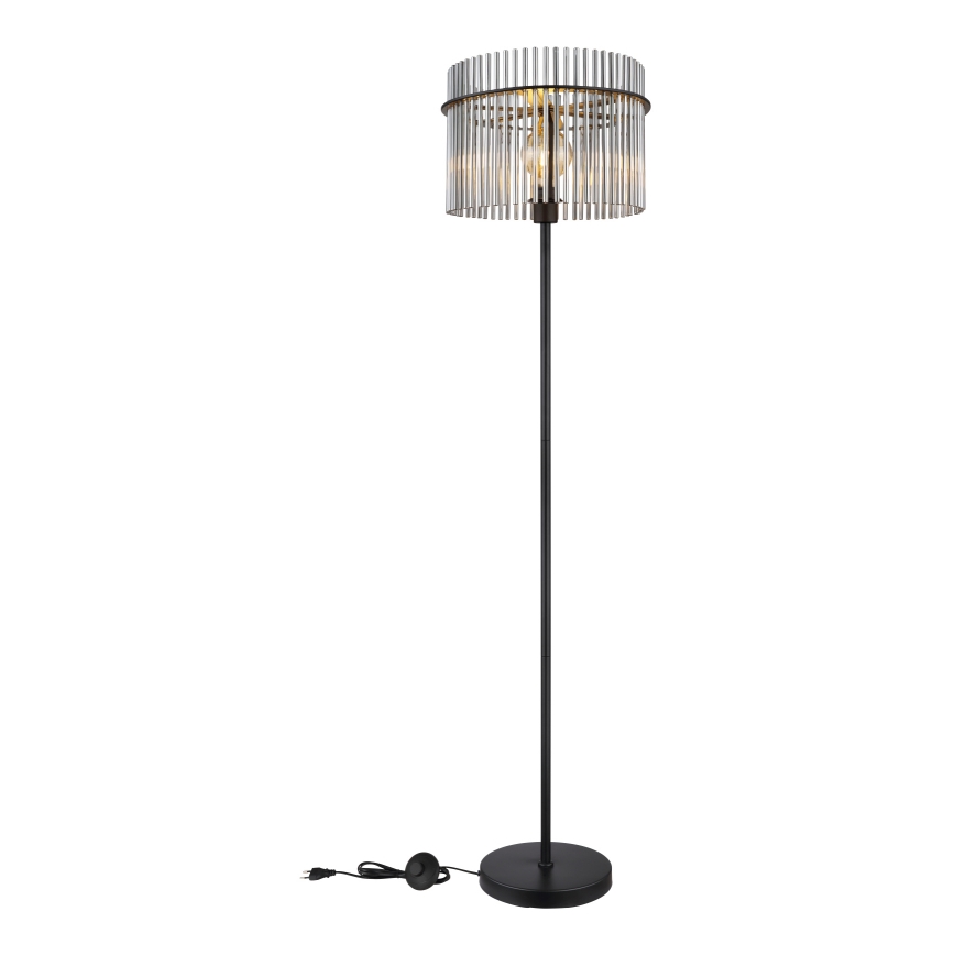 Globo - Staande lamp 1xE27/60W/230V zwart