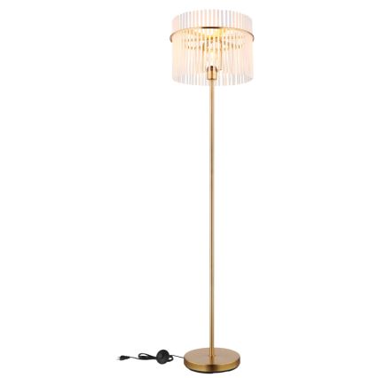 Globo - Staande lamp 1xE27/60W/230V goud