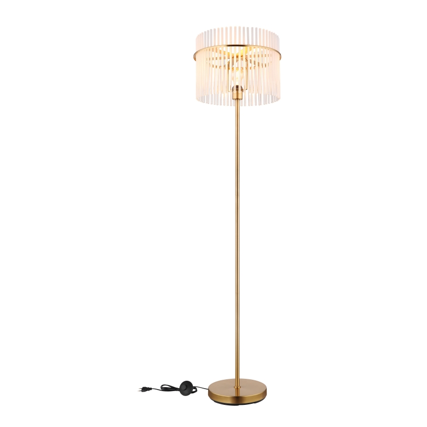 Globo - Staande lamp 1xE27/60W/230V goud