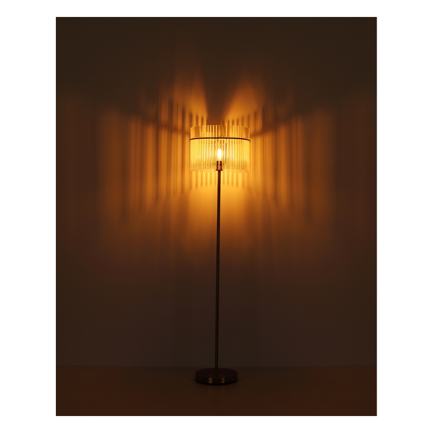 Globo - Staande lamp 1xE27/60W/230V goud