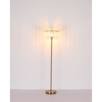 Globo - Staande lamp 1xE27/60W/230V goud