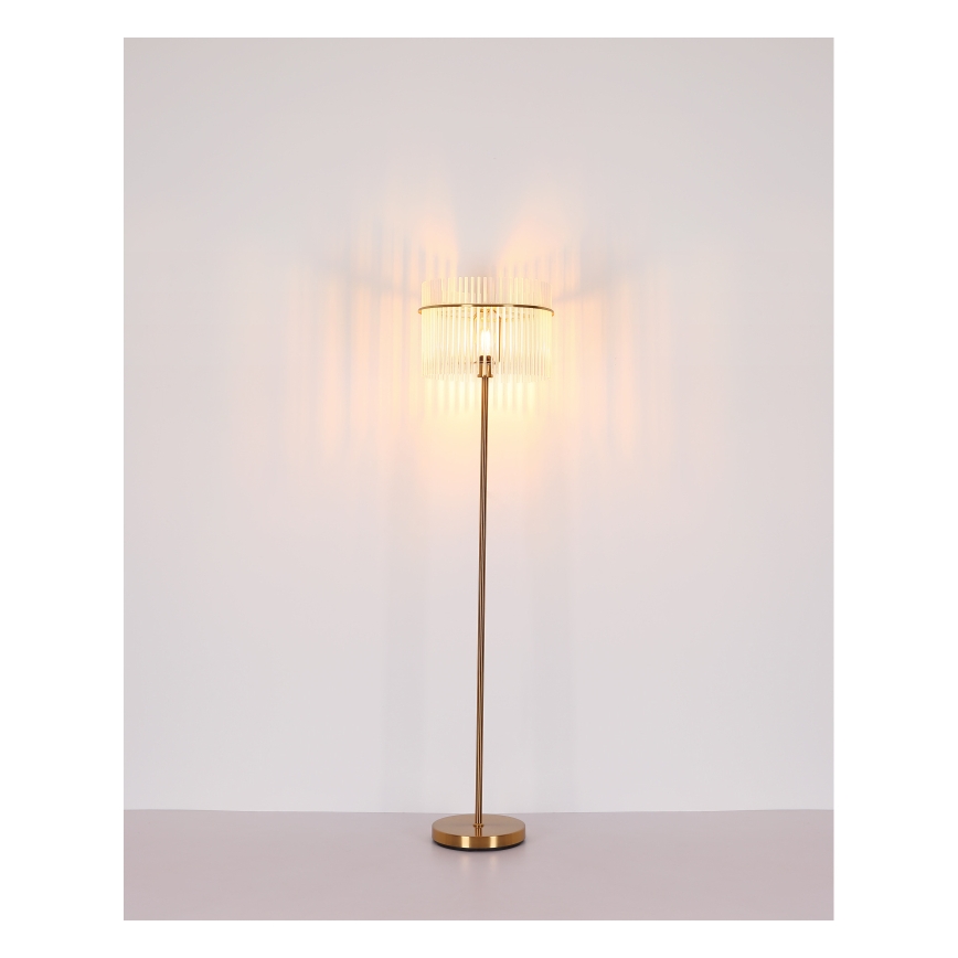 Globo - Staande lamp 1xE27/60W/230V goud