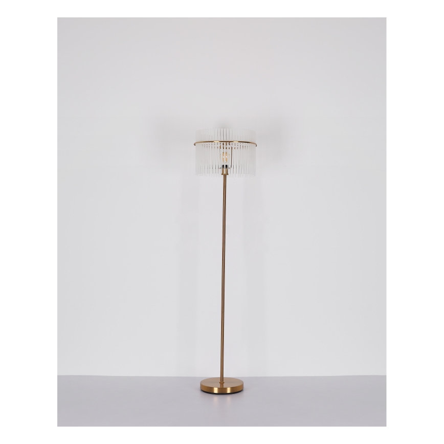 Globo - Staande lamp 1xE27/60W/230V goud