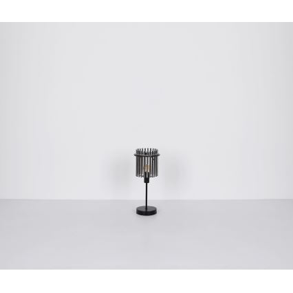 Globo - Tafellamp 1xE14/40W/230V diameter 15 cm zwart