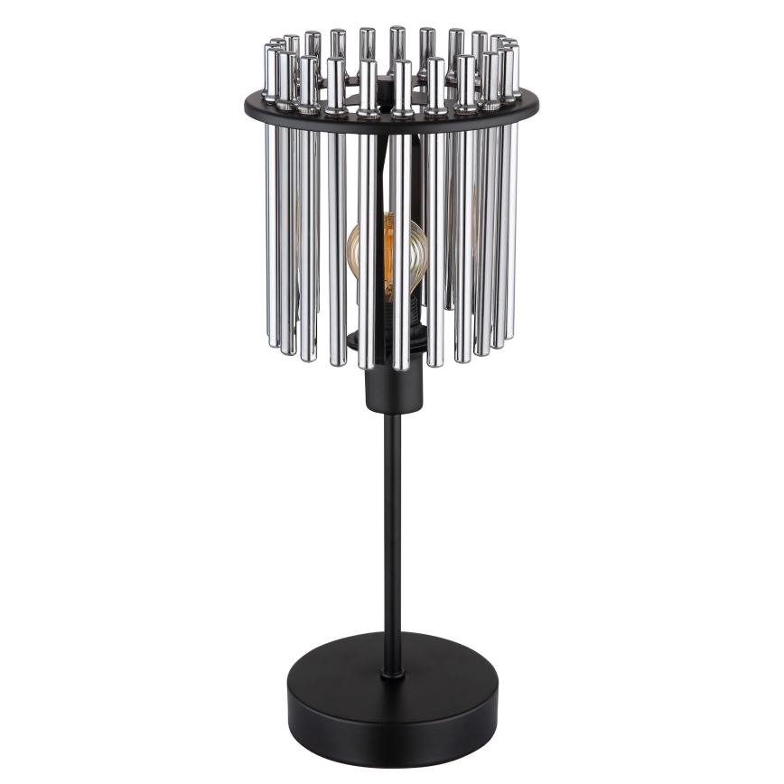 Globo - Tafellamp 1xE14/40W/230V diameter 15 cm zwart