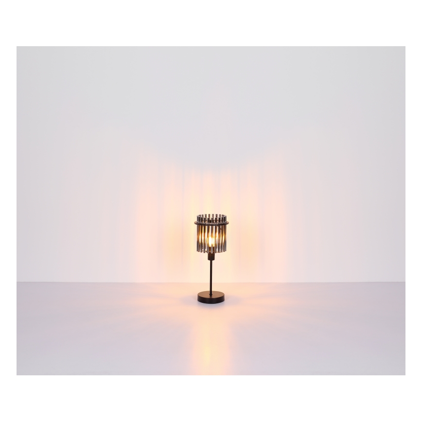 Globo - Tafellamp 1xE27/60W/230V Ø 30 cm zwart