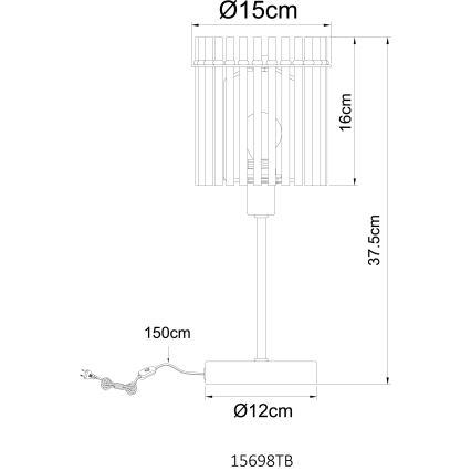 Globo - Tafellamp 1xE14/40W/230V
