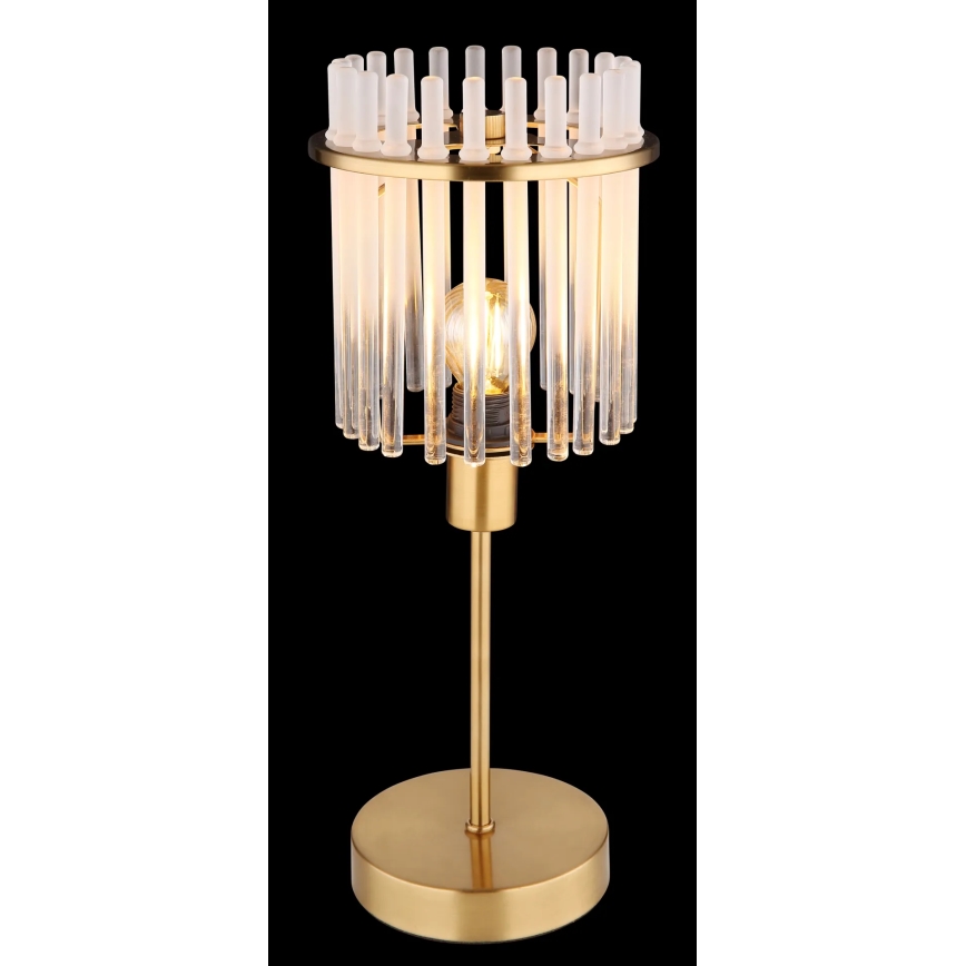 Globo - Tafellamp 1xE14/40W/230V diameter 15 cm goud