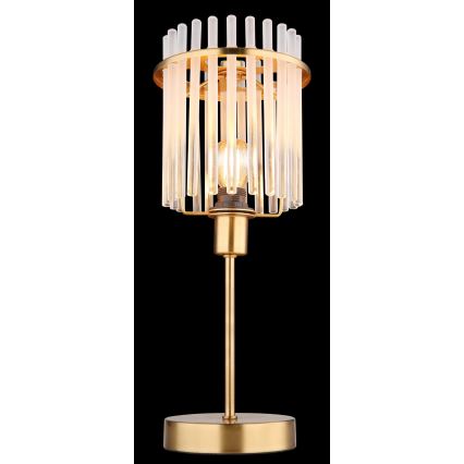 Globo - Tafellamp 1xE14/40W/230V diameter 15 cm goud