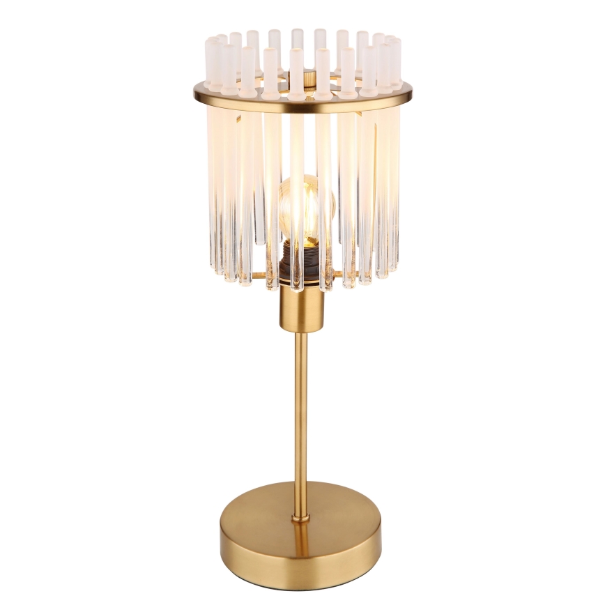 Globo - Tafellamp 1xE14/40W/230V diameter 15 cm goud