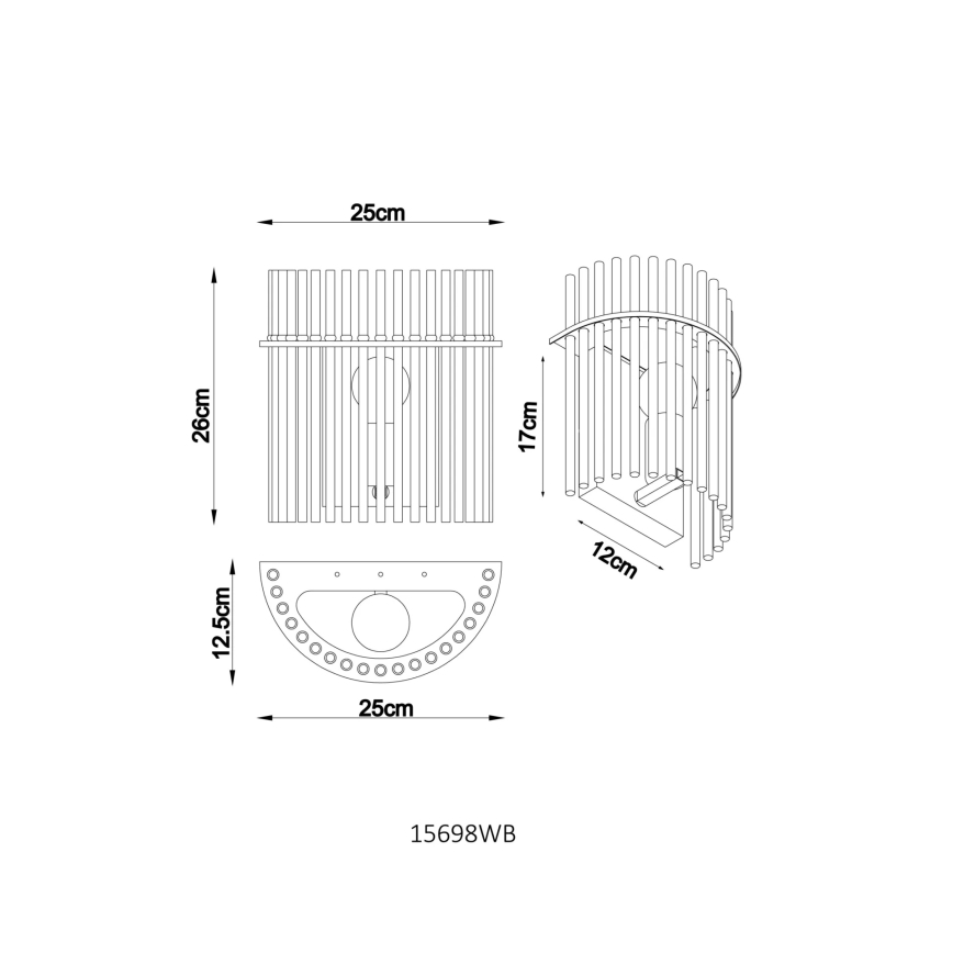 Globo - Wandlamp 1xE27/60W/230V