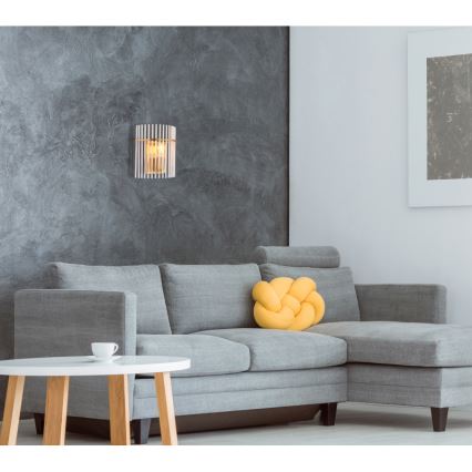 Globo - Wandlamp 1xE27/60W/230V goud
