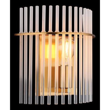 Globo - Wandlamp 1xE27/60W/230V goud