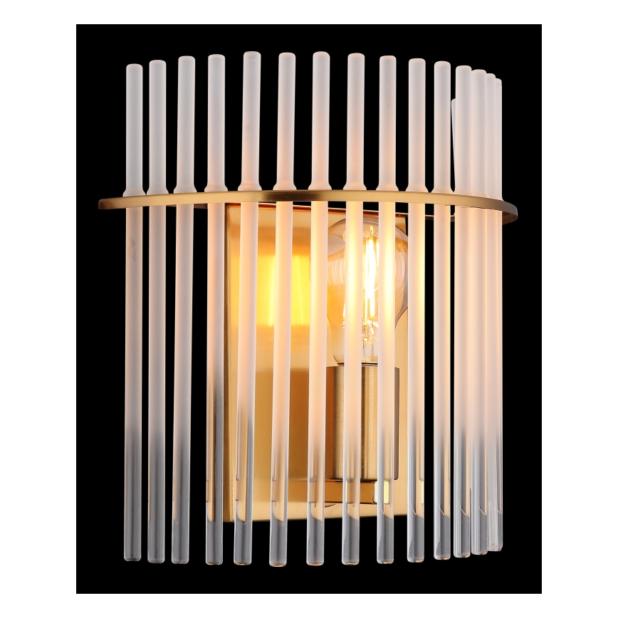 Globo - Wandlamp 1xE27/60W/230V goud