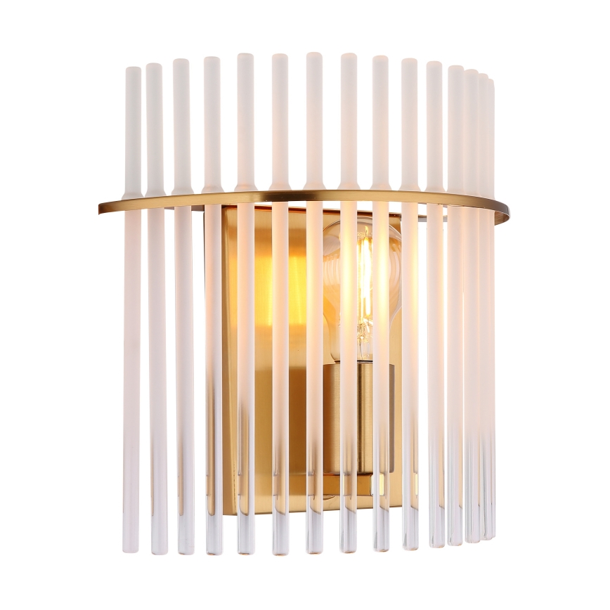 Globo - Wandlamp 1xE27/60W/230V goud