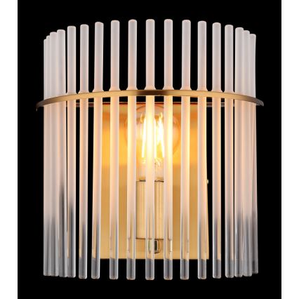 Globo - Wandlamp 1xE27/60W/230V goud