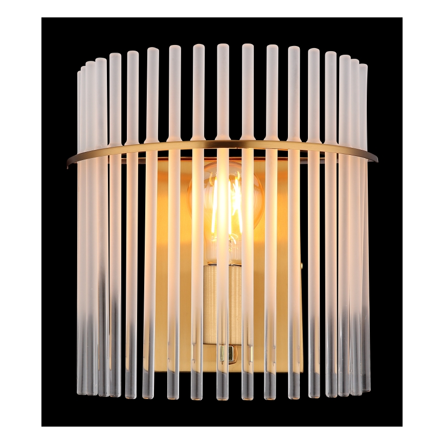 Globo - Wandlamp 1xE27/60W/230V goud