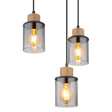 Globo - Hanglamp aan een koord 6xE27/15W/230V