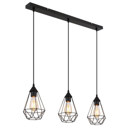 Globo - Hanglamp aan een koord 3xE27/60W/230V