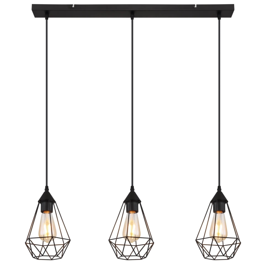 Globo - Hanglamp aan een koord 3xE27/60W/230V