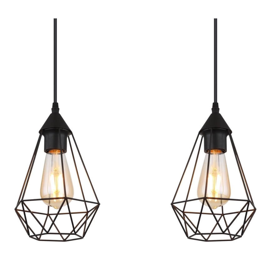 Globo - Hanglamp aan een koord 3xE27/60W/230V