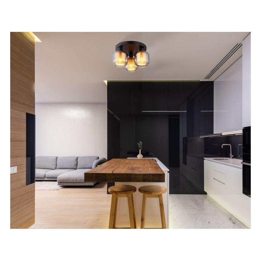 Globo - Plafondlamp 3xE27/25W/230V diameter 37 cm