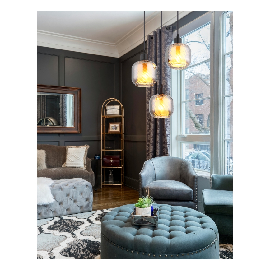 Globo - Hanglamp aan een koord 3xE27/25W/230V
