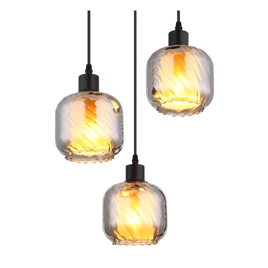 Globo - Hanglamp aan een koord 3xE27/25W/230V