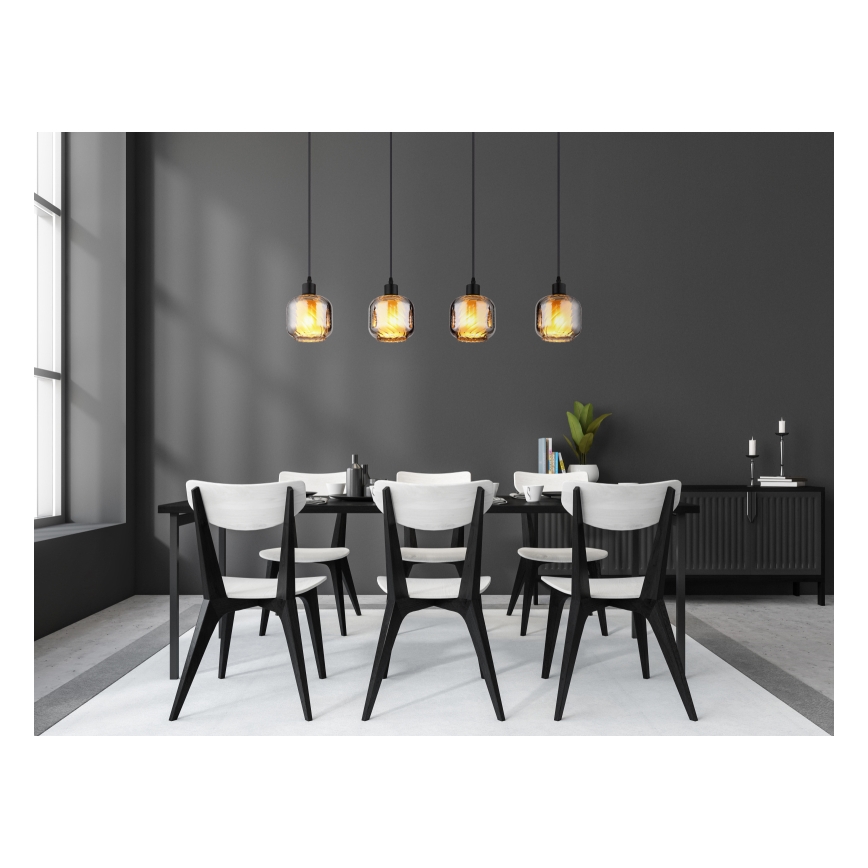 Globo - Hanglamp aan een koord 4xE27/25W/230V