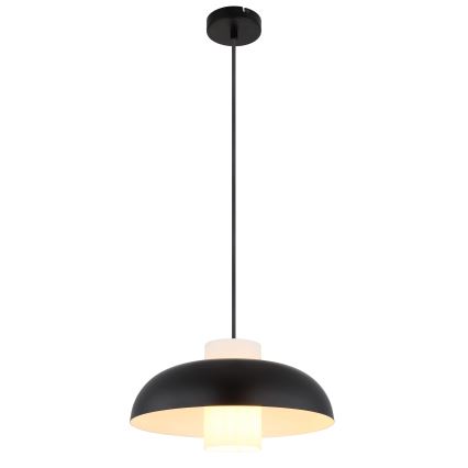 Globo - Hanglamp aan snoer 1xE27/60W/230V zwart
