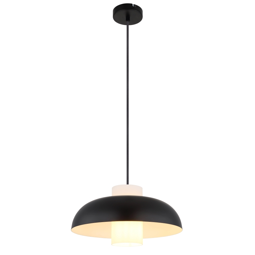 Globo - Hanglamp aan snoer 1xE27/60W/230V zwart
